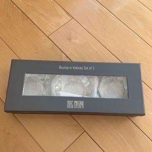 BNIB Oleg Cassini Crystal Candle Holders